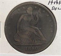 1860 Seated Half Dollar