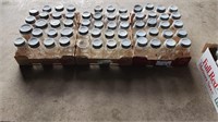 58 Canning Jars w/ zinc lids