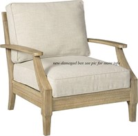 Cushioned Lounge Chair, Beigeby Ashley