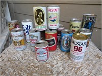NICE LOT OF OLD BEER CANS DIXIE ETC
