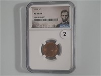 1929 Lincoln Cent MS65 Red brown   Dgs10002