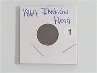 1864 Indian Head Cent jhbx1001