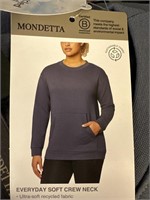 Qty. 5 - Mondetta Ladies' Knit Fleece Crewneck
