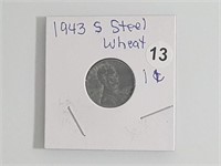 1943s Steel Lincoln Head Cent jhbx1013