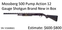 Mossberg 500 Pump Action 12 GA Shotgun