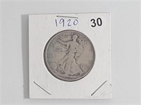1920 Walking Liberty half dollar  jhbx1030