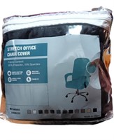 STRETCH OFFICE CHAIR COVER BLACK COLOR REGULAR