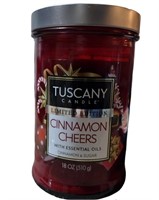 Tuscany scented candle RED