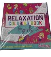 RELAXATION COLORING BOOK FOR GIRLS BY GIRLZONE