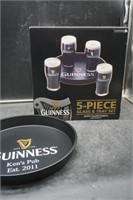 Guinness Glass & Tray Set
