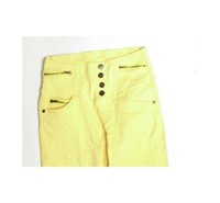 WOMAN'S ONE SIZE FITS ALL YELLOW PANTS TIGHTS