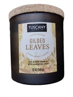 TUSCANY CANDLE GUILDED LEAVES SCENT