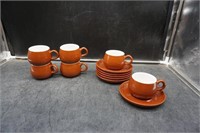 Langley Pottery Cups & Saucers
