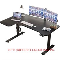 L-Shaped Electric Standing Desk 59 Inches Height