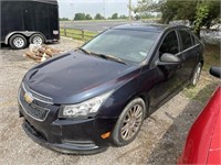 2014 CHEVY CRUZE ECO, RUNS, DRIVERS AIRBAGS DEPLOY