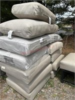 13 patio cushions