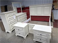 7pc King size bedroom set.  scratch and dent unit