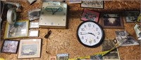 CLOCKS & CONTENTS OF WALL