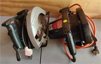 2 ELECTRIC HAND SAWS