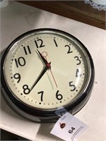 Vintage Black clock look reproduction