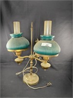 Double electric vintage lamp