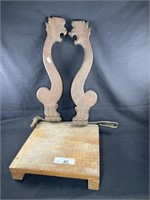 Antique paper cutter & wood carved pieces