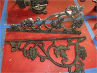 2 Cast Iron Antique architectural Salvage pieces