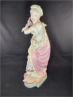 Tall Porcelain woman figurine