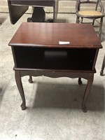 Cherry queen anne side table
