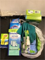 Cleaning Supplies;Rubber Gloves,Sponges