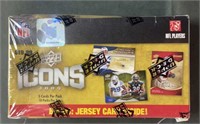 2009 Upper Deck Icons Football Cards 10- Pack Box