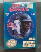 1998 Ken Griffey Jr All Metal Cards/ Collector tin