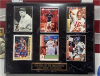 Players Of The Millenium Cards Wall Plaque