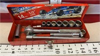 Master Mexhanic 1/2” drive ratchet and sockets