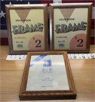 3 8x10 Picture Frames