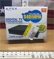 APEX Digital TV Converter Box Sealed
