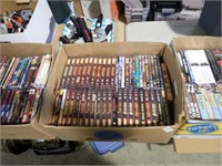 3 BOXES DVDs