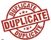Duplicate lot - do not bid- please see lot 87