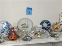 Flow Blue, China, Figurines & More