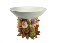 Disney Snow White & 7 Dwarfs Pedestal Fruit Bowl