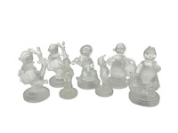 7 Goebel Crystal Collection Figurines