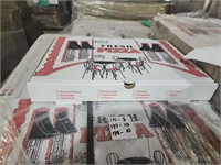 NEW BUNDLES 12" X 17" PIZZA BOXES - 50 PER BUNDLE