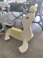 Wood Child’s Seal Riding Toy
