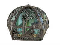 Beautiful 6 Panel Stained Glass Lamp Shade