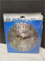 NIP Tool Shed Saw Clock