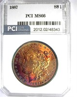 1887 Morgan PCI MS-66 Impressive Color