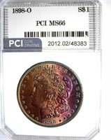 1898-O Morgan PCI MS-66 Fantastic Color