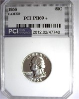 1956 Quarter PCI PR-69+ CAM
