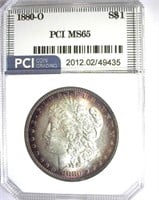 1880-O Morgan PCI MS-65 LISTS FOR $15000