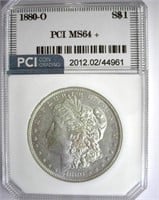 1880-O Morgan PCI MS-64+ LISTS FOR $4000